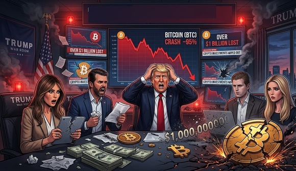 Сини Дональда Трампа втратили мільярд доларів на інвестиціях у біткоїн