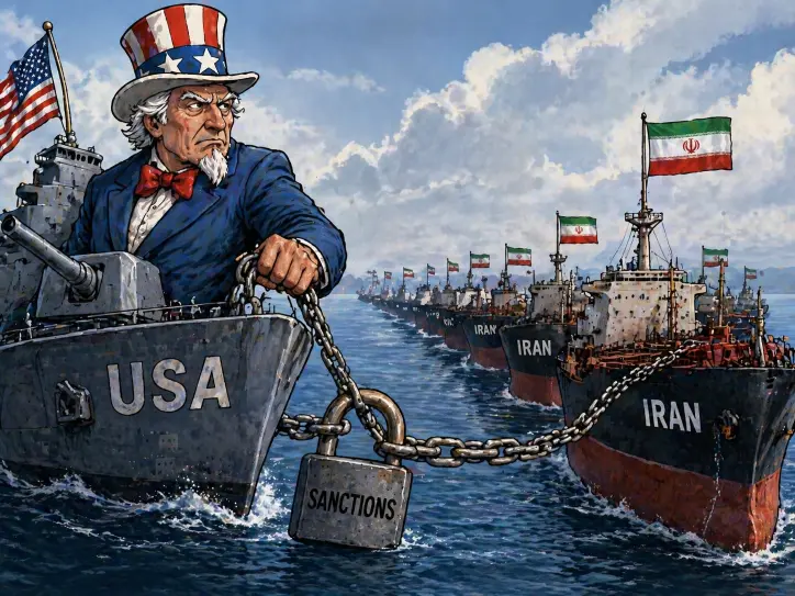 США посилюють морську блокаду Ірану, зупинивши 34 судна