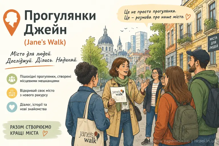 Фестиваль «Прогулянки Джейн» вперше пройде у Модіїн-Маккабім-Реут