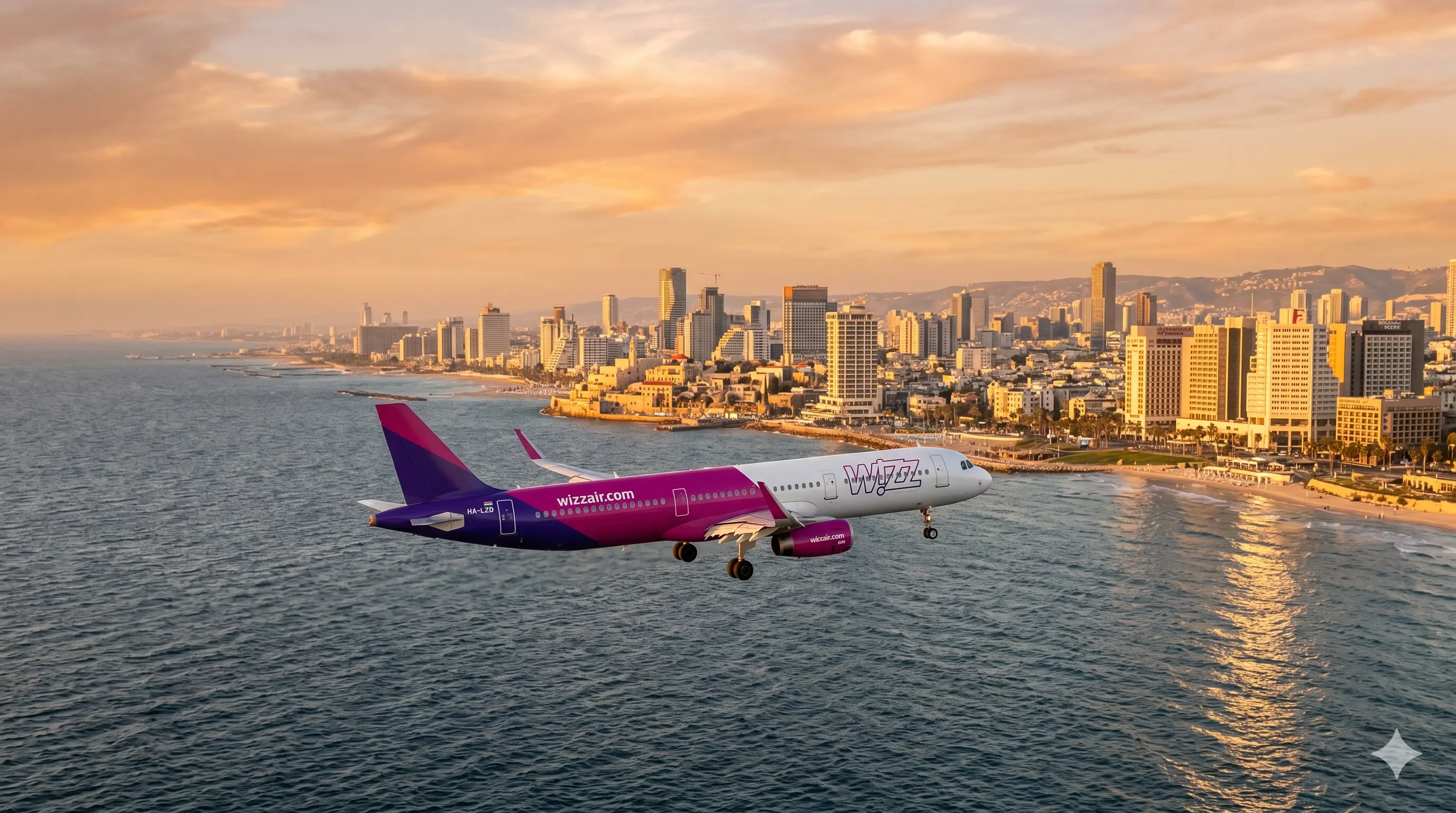 Відновлення рейсів Wizz Air до аеропорту Бен-Гуріон — авіаперевезення, лоукостер, літній сезон | israel.in.ua