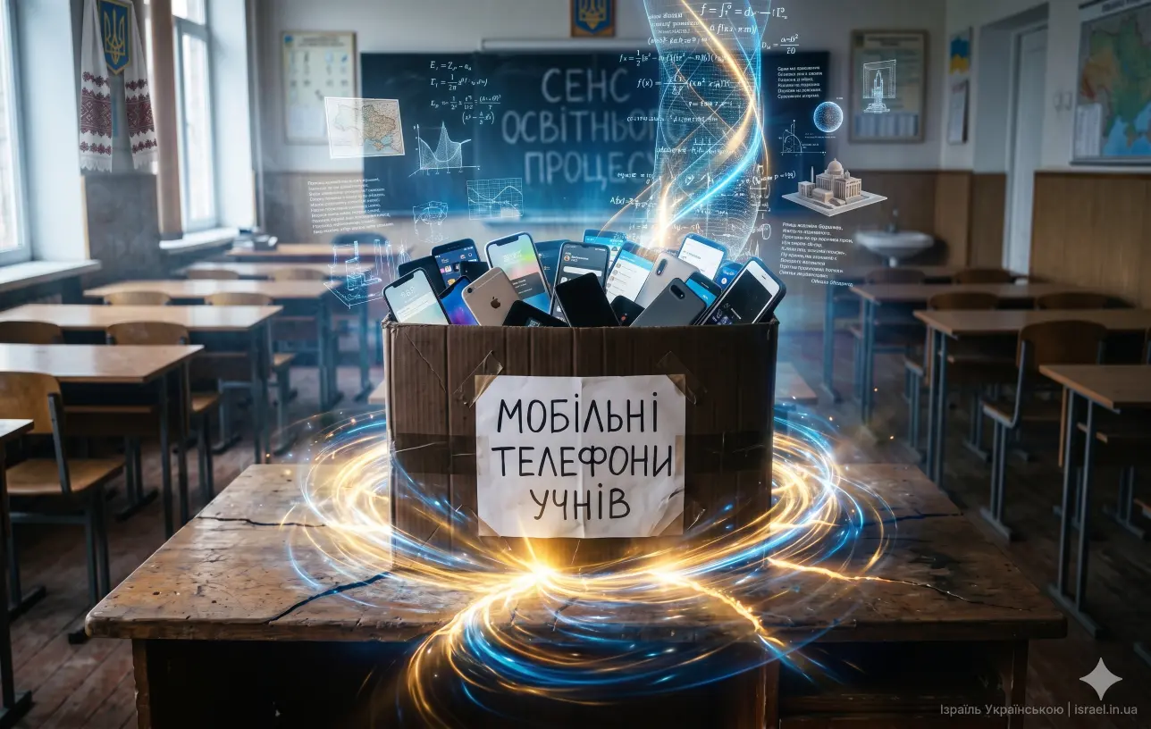 Міносвіти Ізраїлю забороняє смартфони у середніх школах з 2026 року