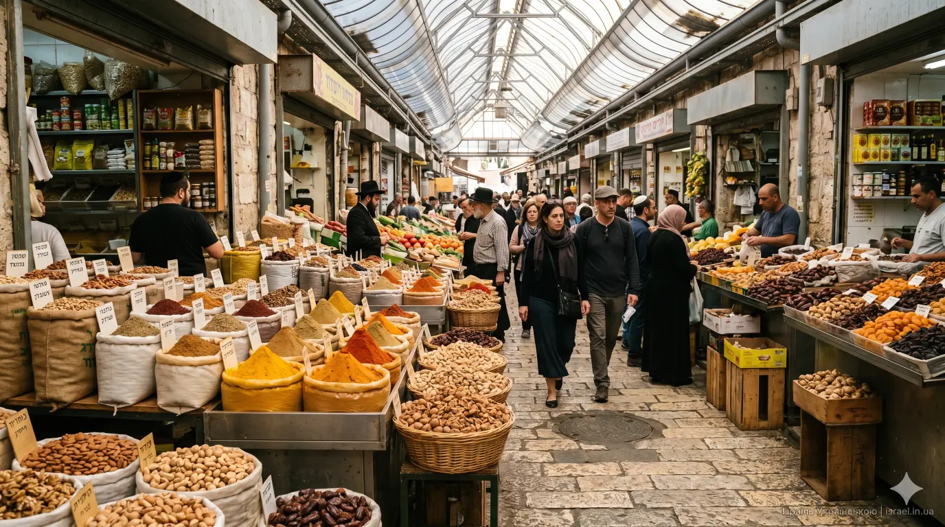 Ринок Махане-Єгуда в Єрусалимі — спеції та лотки шуку | israel.in.ua