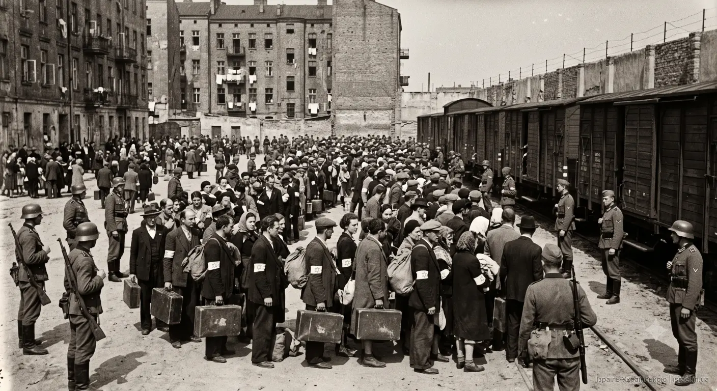 Гроссакція у Варшавському гетто — 1942 рік. Умшлагплац, депортації до Треблінки, Йом га-Шоа — історія Ізраїль | israel.in.ua